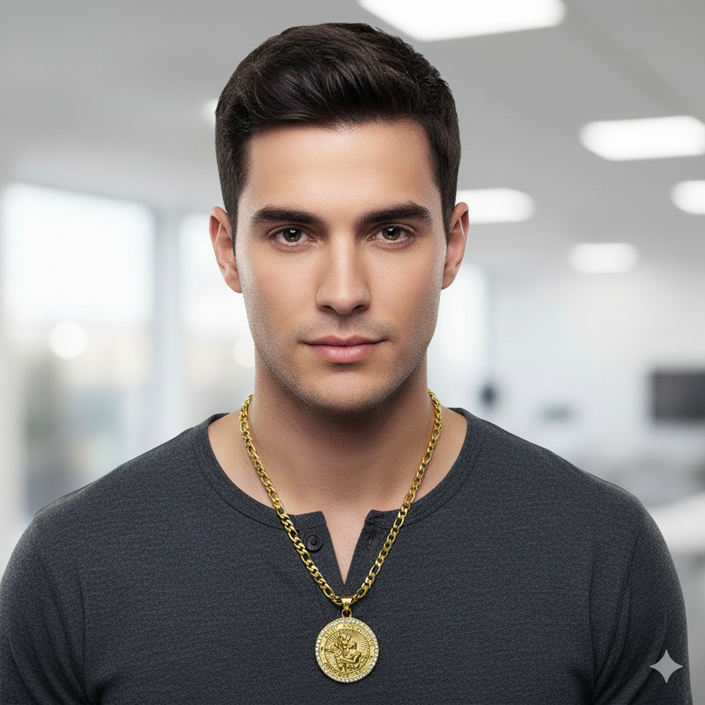 Saint Christopher Necklace – In Gold