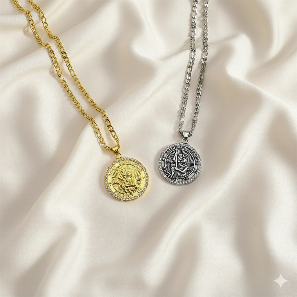 Saint Christopher Necklace – In Gold