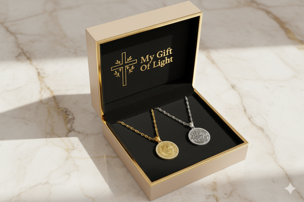 Saint Christopher Necklace – In Gold