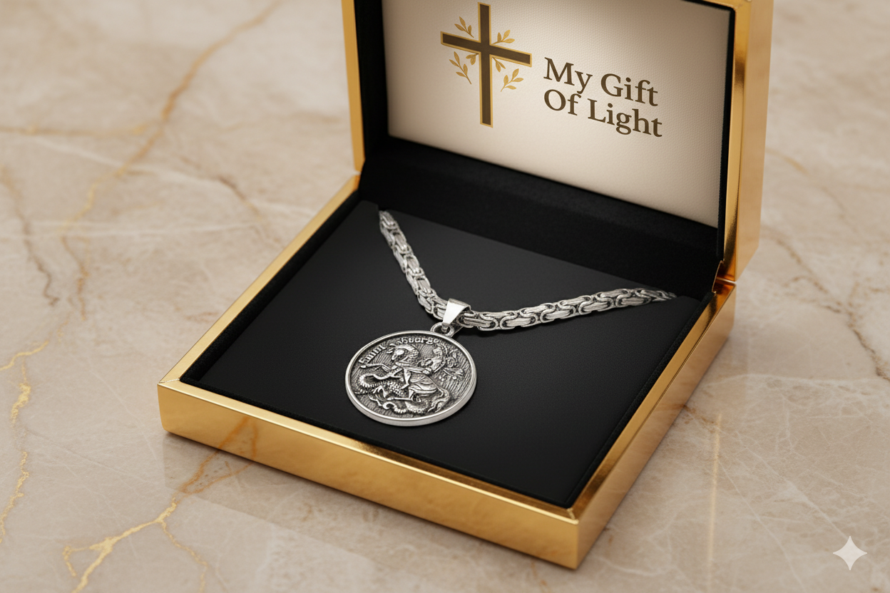 St. George Pendant – Silver