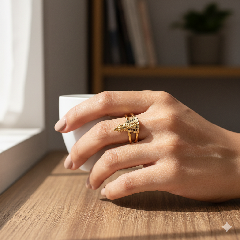 Virgin Mary Ring – Golden
