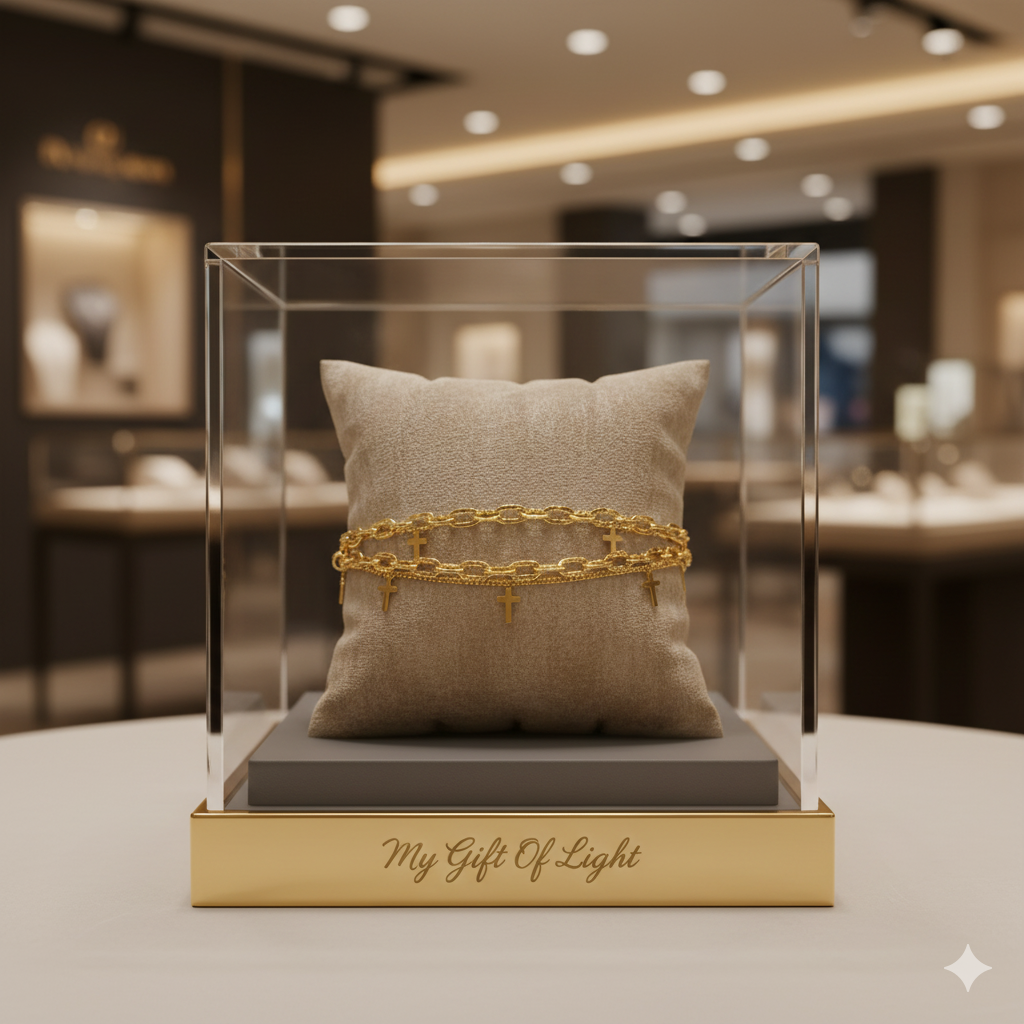 Cross Anklet – Elegant Christian Jewelry for Women