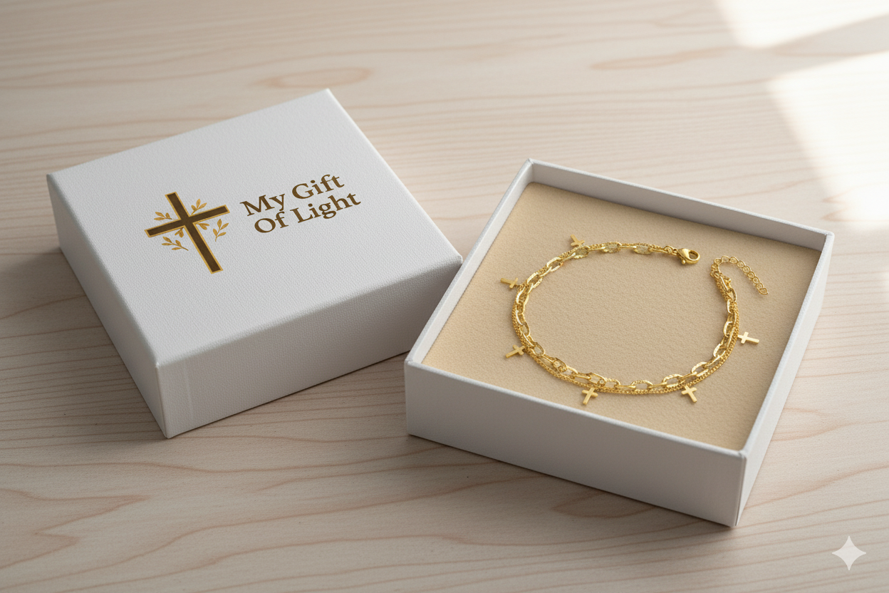 Cross Anklet – Elegant Christian Jewelry for Women