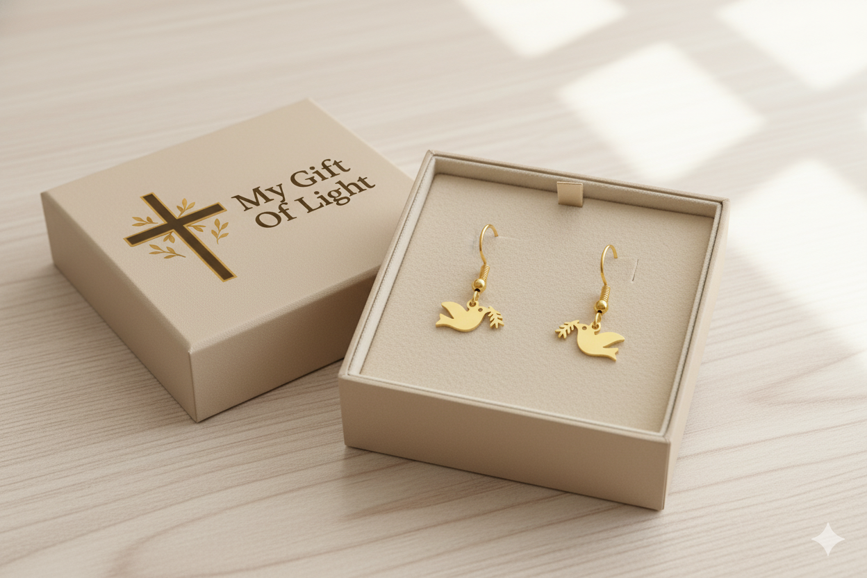 Peace Dove Earrings – Elegant Christian Jewelry