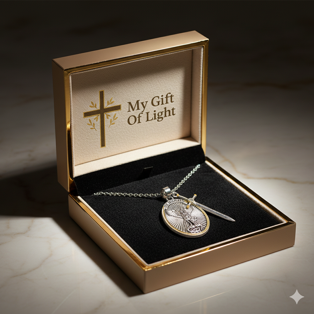 St. Michael the Archangel Pendant Necklace – Divine Protection