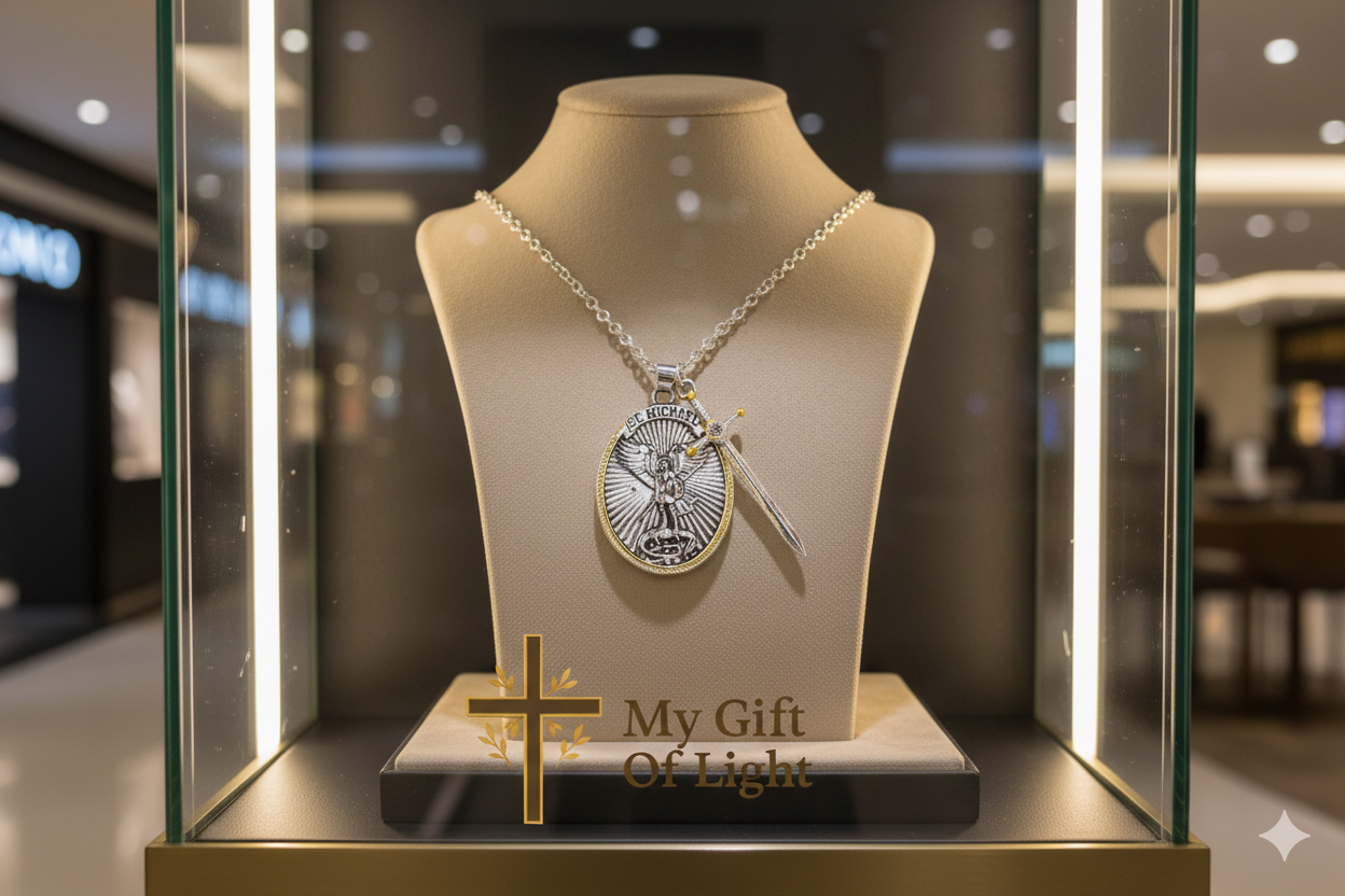 St. Michael the Archangel Pendant Necklace – Divine Protection