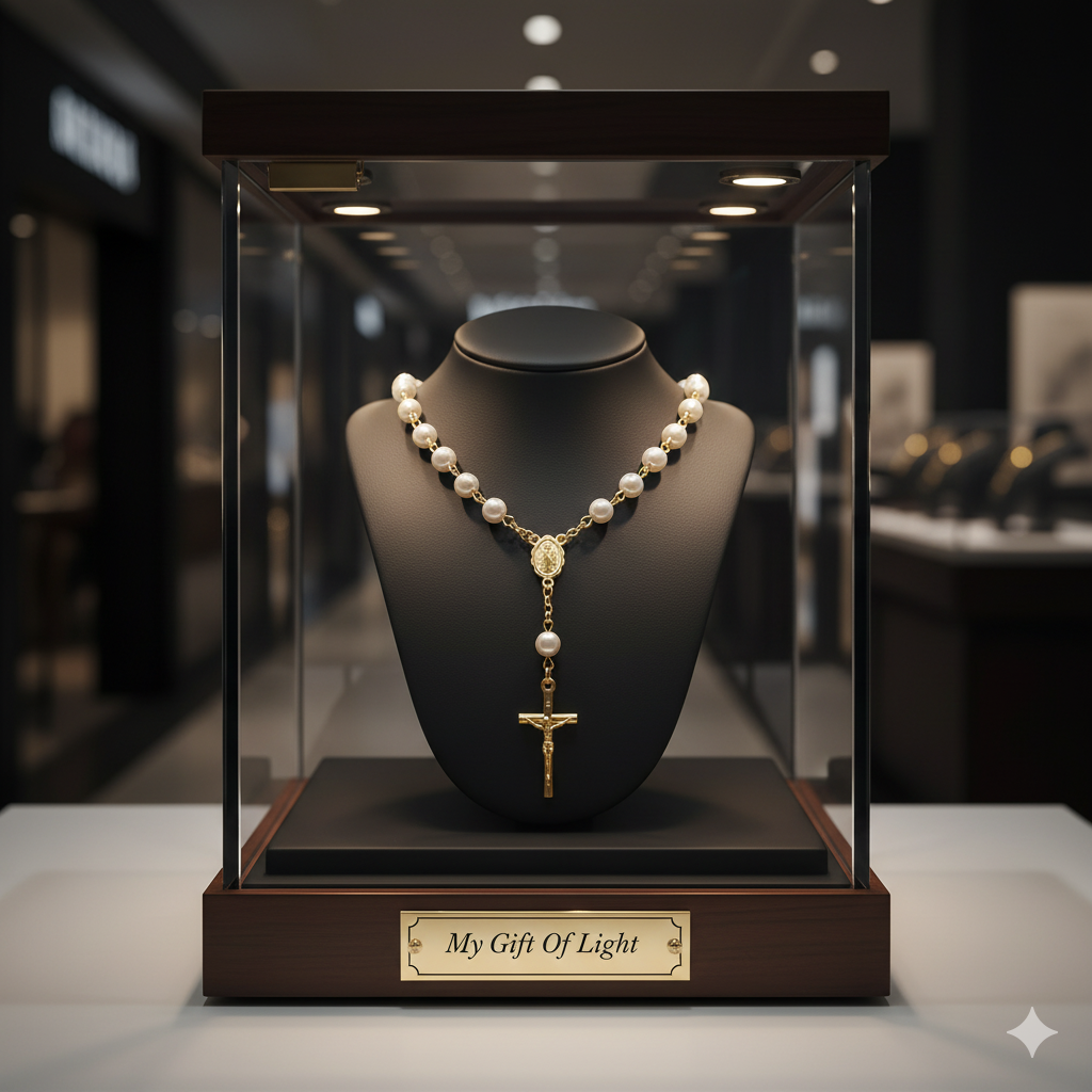 Catholic Mini Rosary Finger Bracelet