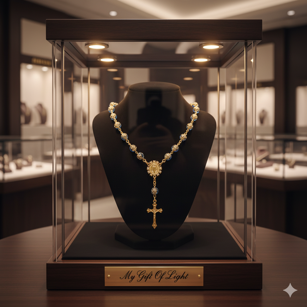 St. Benedict Medal Rosary Necklace