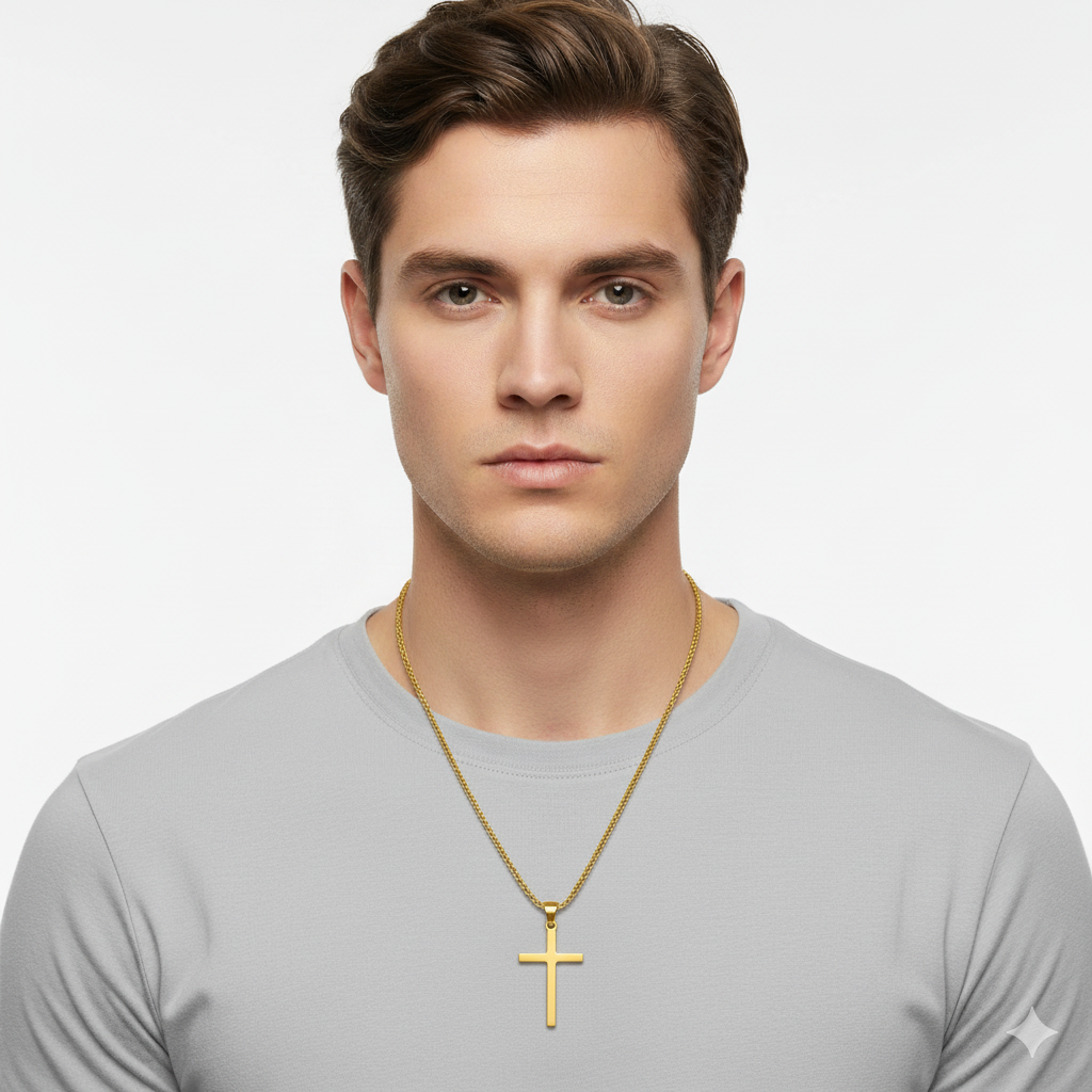 Pendant Necklace for Couples – In Gold