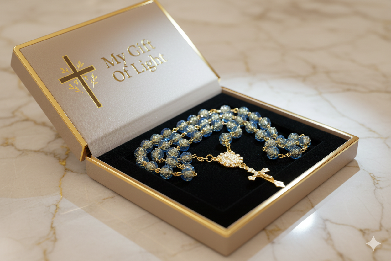 St. Benedict Medal Rosary Necklace