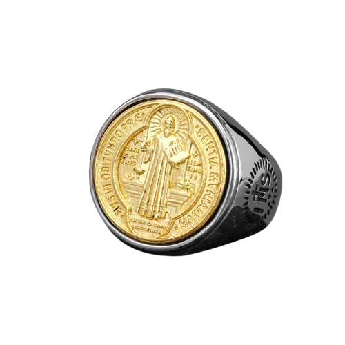 Saint Benedict Cross Ring – Catholic Jewelry