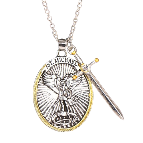 St. Michael the Archangel Pendant Necklace – Divine Protection