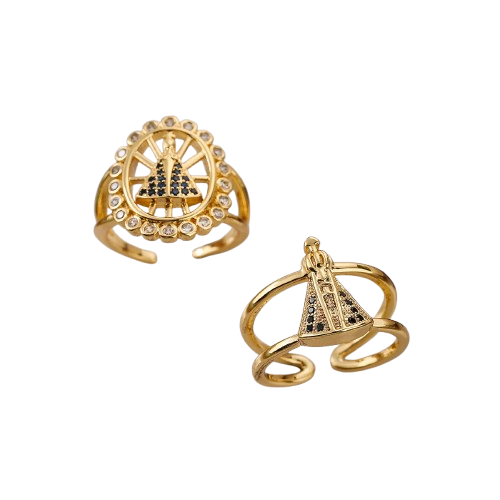 Virgin Mary Ring – Golden