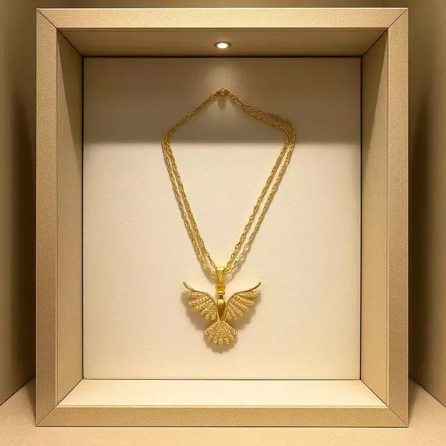 Luxurious Eagle Necklace – Biblical Symbol