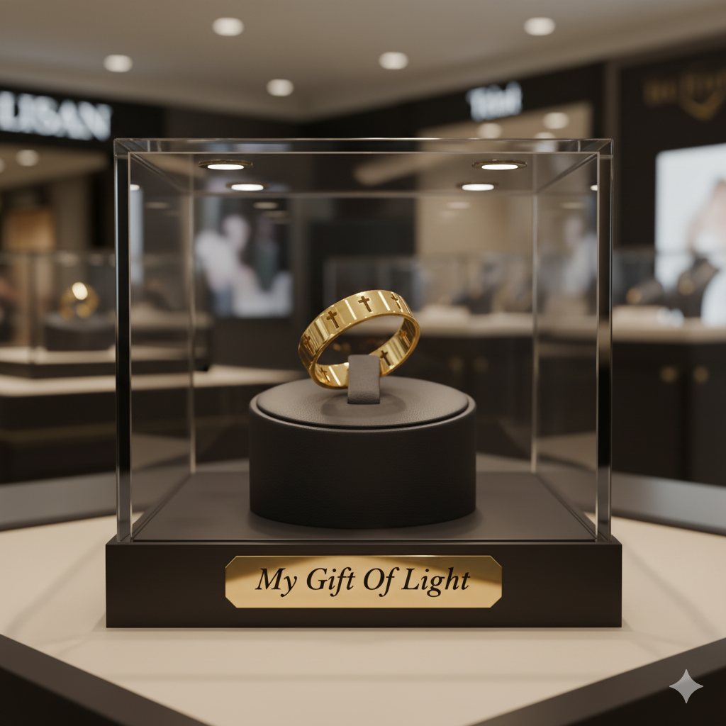 Cross Ring – Modern in Gold