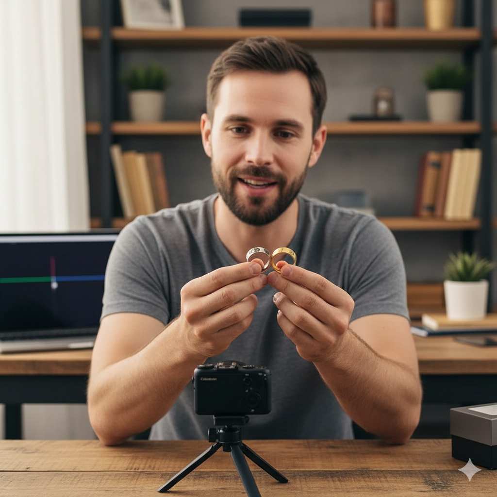 Saint Benedict Ring for Men - Religious Jewelry