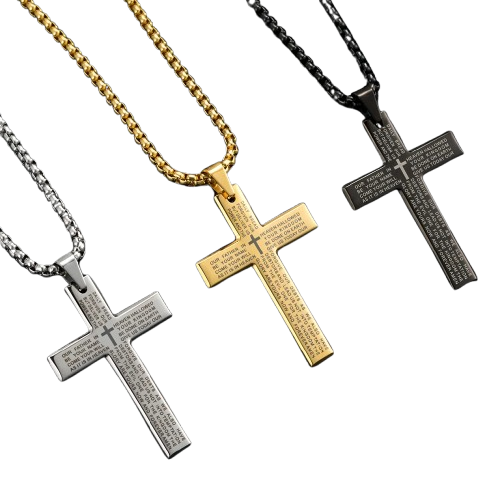 Titanium Cross Necklace – Christian Jewelry